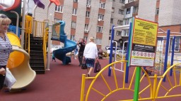 Новые детские площадки в городке