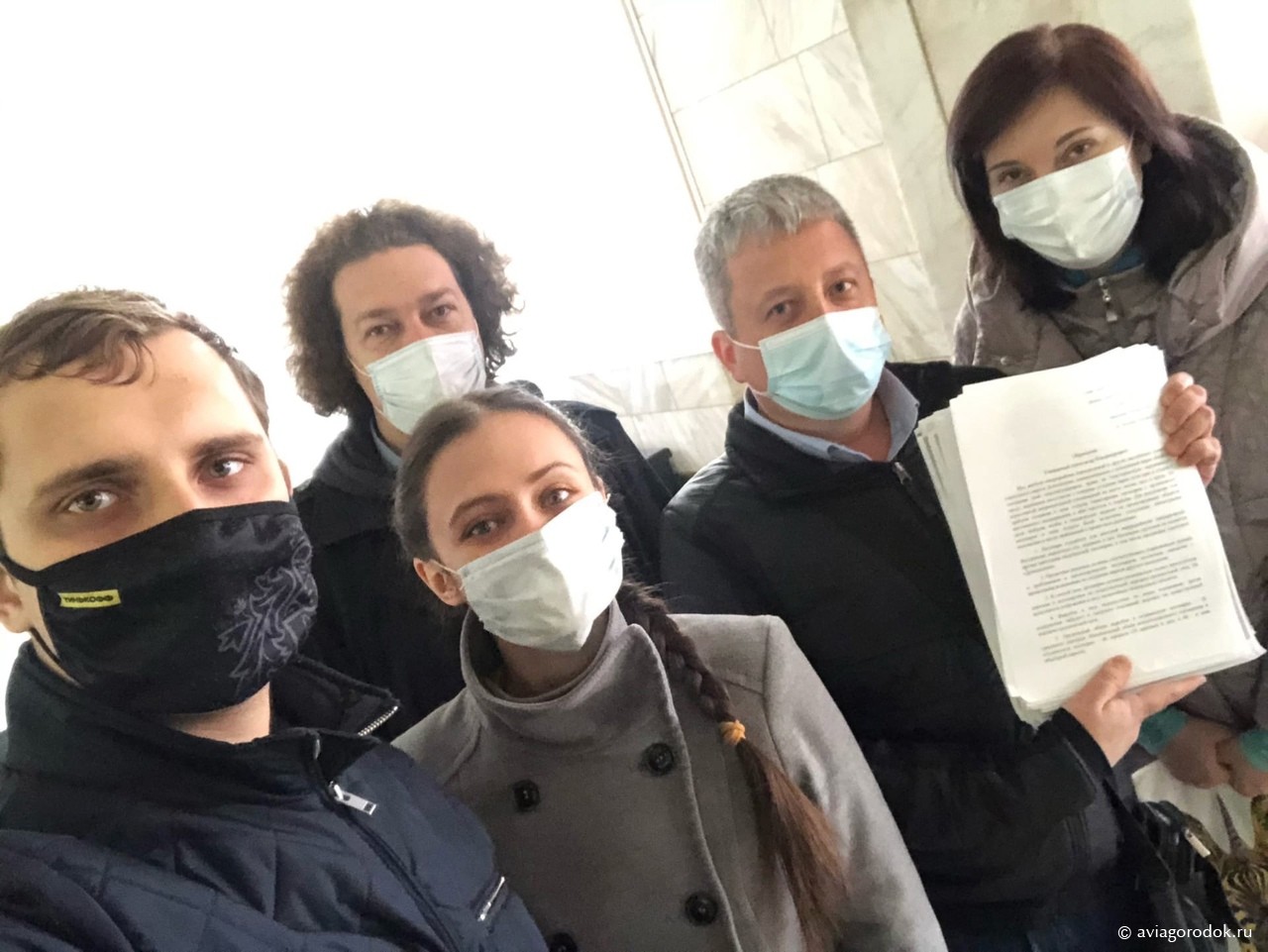 Коллективное обращение жителей против уничтожения леса и пруда передано в администрацию